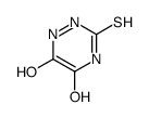 3-sulfanylidene-1,2,4-triazinane-5,6-dione Structure