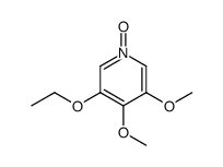 Pyridine, 3-ethoxy-4,5-dimethoxy-, 1-oxide (9CI) Structure