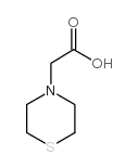 巯基吗啉-4-基乙酸盐酸盐结构式