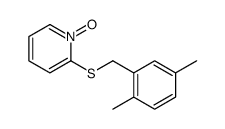 2-[(2,5-dimethylphenyl)methylsulfanyl]-1-oxidopyridin-1-ium Structure