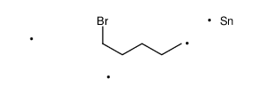 5-bromopentyl(trimethyl)stannane结构式