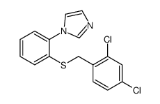 1-[2-[(2,4-dichlorophenyl)methylsulfanyl]phenyl]imidazole Structure