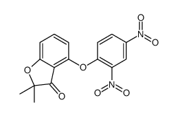 7-(2,4-Dinitrophenoxy)-2,2-dimethyl-3(2H)-benzofuranone picture