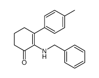 2-(benzylamino)-3-(4-methylphenyl)cyclohex-2-en-1-one Structure