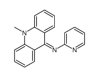 10-methyl-N-pyridin-2-ylacridin-9-imine Structure