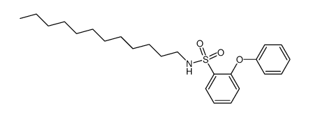 N-Dodecyl-diphenylaether-2-sulfonamid structure