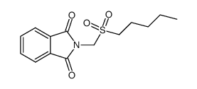 N-(pentane-1-sulfonylmethyl)-phthalimide结构式