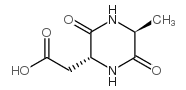 2-Piperazineaceticacid,5-methyl-3,6-dioxo-,(2R,5S)-(9CI) structure