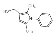 (2,5-dimethyl-1-phenyl-1h-pyrrol-3-yl)methanol结构式