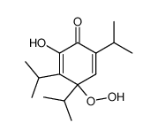 4-hydroperoxy-2-hydroxy-3,4,6-triisopropylcyclohexa-2,5-dienone Structure