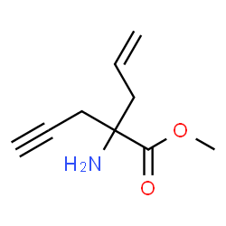 4-Pentenoicacid,2-amino-2-(2-propynyl)-,methylester,(-)-(9CI) Structure