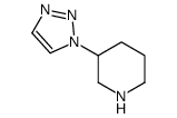 3-(1H-1,2,3-TRIAZOL-1-YL)PIPERIDINE Structure