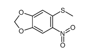 5-(METHYLTHIO)-6-NITROBENZO[D][1,3]DIOXOLE Structure