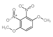 1,4-dimethoxy-2,3-dinitro-benzene结构式