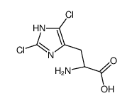 (2S)-2-amino-3-(2,4-dichloro-1H-imidazol-5-yl)propanoic acid Structure