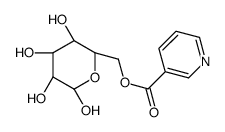 α-D-Glucopyranose 6-(3-pyridinecarboxylate) Structure