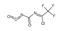 1-Chlor-2,2,2-trifluorethylidencarbamoylisocyanat结构式