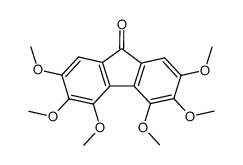 hexamethoxy-3,4,5,6,7,8 fluorenone Structure