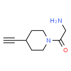 Piperidine, 1-(aminoacetyl)-4-ethynyl- (9CI)结构式