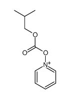 1-((isobutoxycarbonyl)oxy)pyridin-1-ium结构式