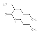 N-butyl-2-ethyl-hexanamide结构式