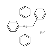 As-(benzyl)triphenylarsonium bromide Structure