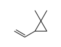 Cyclopropane, 2-ethenyl-1,1-dimethyl- Structure