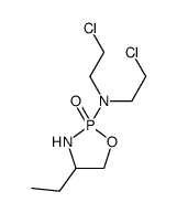 N,N-bis(2-chloroethyl)-4-ethyl-2-oxo-1-oxa-3-aza-2$l^{5}-phosphacyclop entan-2-amine Structure