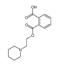 phtalate acide de (piperidinyl)-2 ethanol结构式