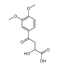 4-(3,4-Dimethoxyphenyl)-4-oxo-2-hydroxybutanoic acid结构式