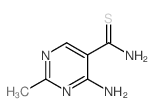 4-amino-2-methyl-pyrimidine-5-carbothioamide结构式