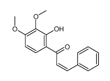 1-(2-hydroxy-3,4-dimethoxyphenyl)-3-phenylprop-2-en-1-one Structure