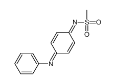 N-(4-phenyliminocyclohexa-2,5-dien-1-ylidene)methanesulfonamide Structure