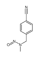 p-[(Methylnitrosoamino)methyl]benzonitrile结构式