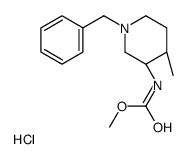 METHYL ((3R,4R)-1-BENZYL-4-METHYLPIPERIDIN-3-YL)CARBAMATE HYDROCHLORIDE Structure