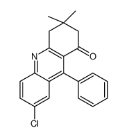 7-chloro-3,3-dimethyl-9-phenyl-2,4-dihydroacridin-1-one Structure