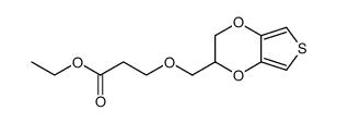 ethyl 3-[(2,3-dihydro-thieno[3,4-b][1,4]dioxin-2-yl)methoxy]propionate Structure