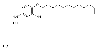 4-dodecoxybenzene-1,3-diamine,dihydrochloride结构式