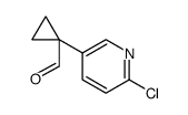 Cyclopropanecarboxaldehyde, 1-(6-chloro-3-pyridinyl)结构式