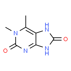 1H-Purine-2,8(3H,7H)-dione,1,6-dimethyl-结构式