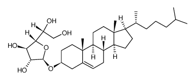 cholesteryl β-D-galactofuranoside Structure