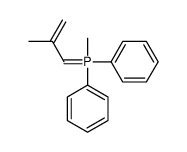 methyl-(2-methylprop-2-enylidene)-diphenyl-λ5-phosphane结构式