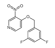 4-[(3,5-difluorophenyl)methoxy]-3-nitropyridine Structure