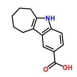 5,6,7,8,9,10-Hexahydrocyclohepta[b]indole-2-carboxylic acid结构式