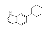 6-cyclohexyl-1H-indole Structure