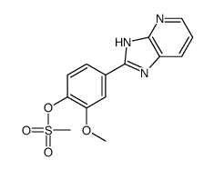 [4-(1H-imidazo[4,5-b]pyridin-2-yl)-2-methoxyphenyl] methanesulfonate结构式