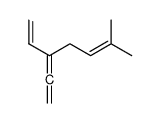 3-ethenyl-6-methylhepta-1,2,5-triene结构式