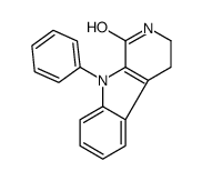 9-phenyl-3,4-dihydro-2H-pyrido[3,4-b]indol-1-one结构式