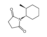 cis N-(2-methylcyclohexyl)succinimide Structure