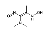 N-[1-(dimethylamino)-1-nitrosoprop-1-en-2-yl]hydroxylamine结构式